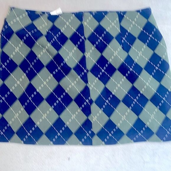 Nwt Versona lined plaid mini skirt - Picture 2 of 5